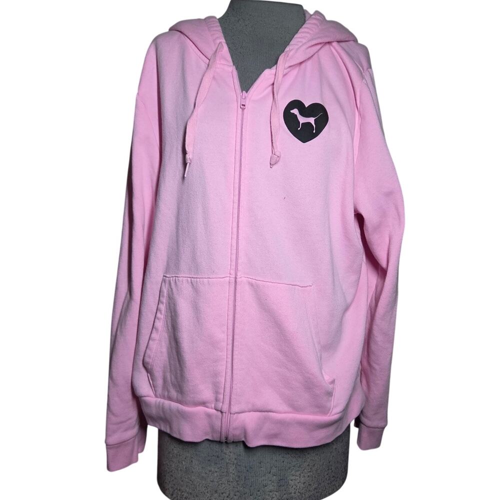 Pink Full Zip Hooded Jacket Size XXL